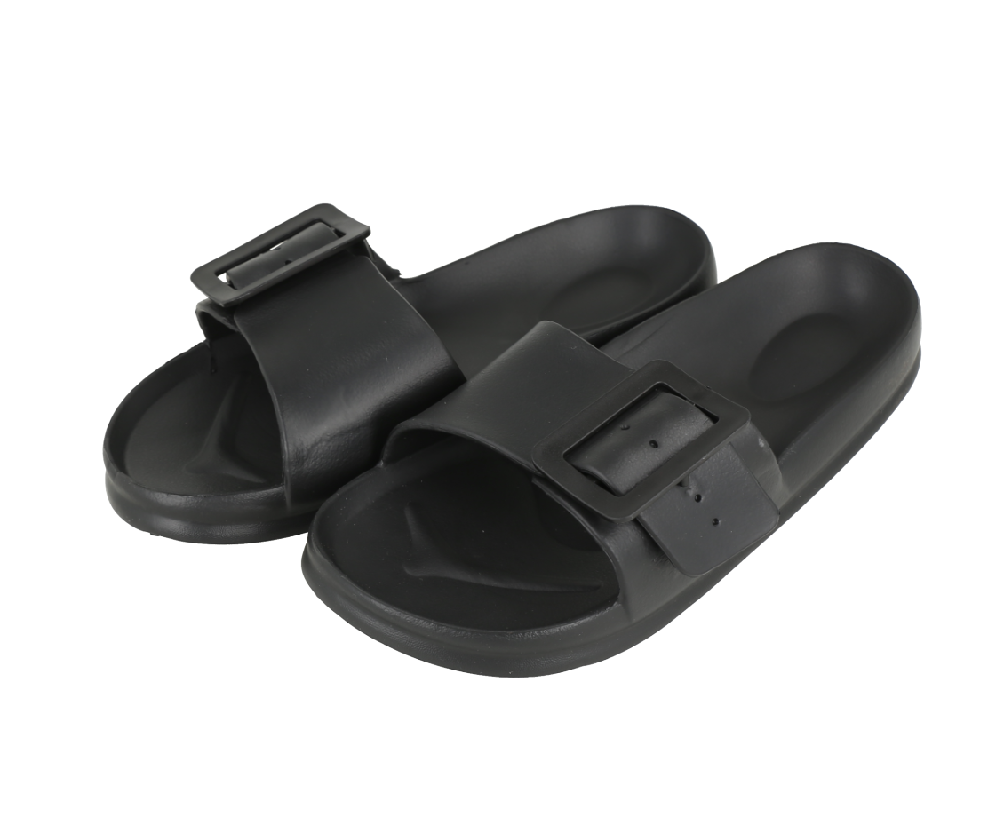 Sandalias de goma negras size 38