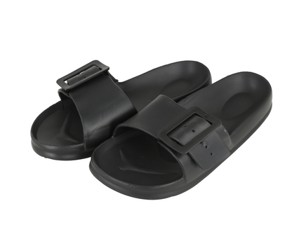 Sandalias de goma negras size 38