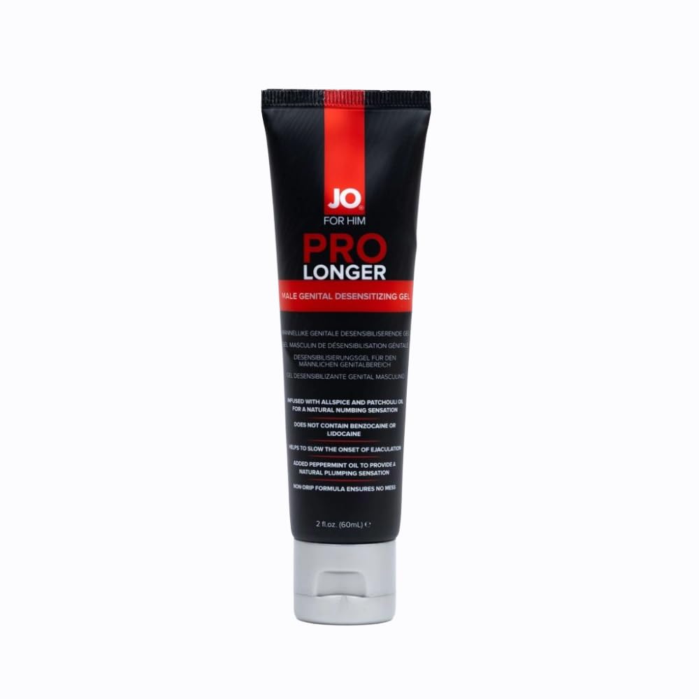 Gel desensibilizante masculino, diseñado para ayudar a retrasar la eyaculación.