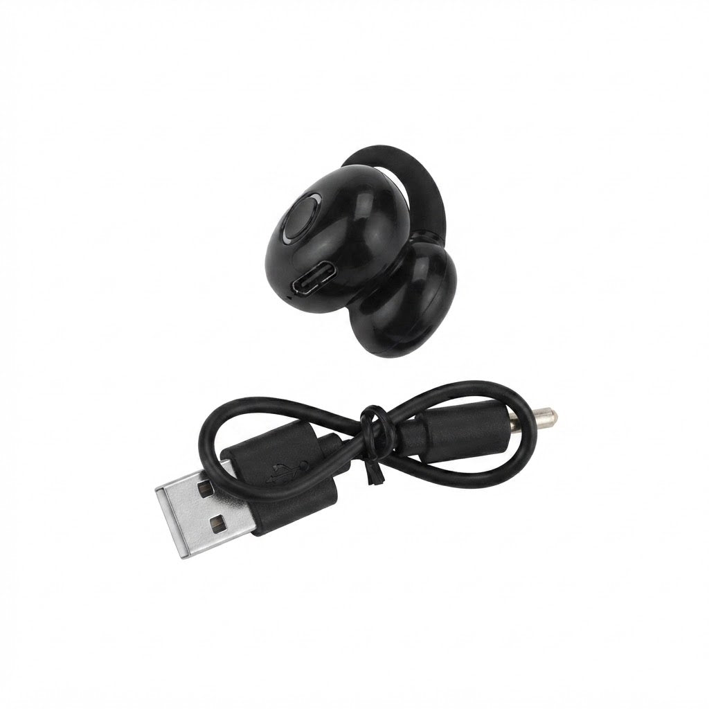 Miniauricicular inalámbrico Bluetooth de diseño ultraligero y discreto.
