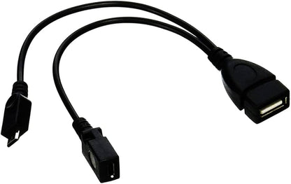 Cable divisor de audio en Y de 3.5 mm que permite conectar auriculares con micrófonos independientes a dispositivos con un solo puerto.