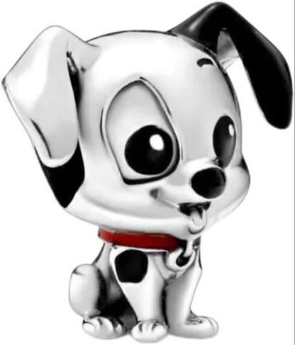 Charm de dalmata color silver