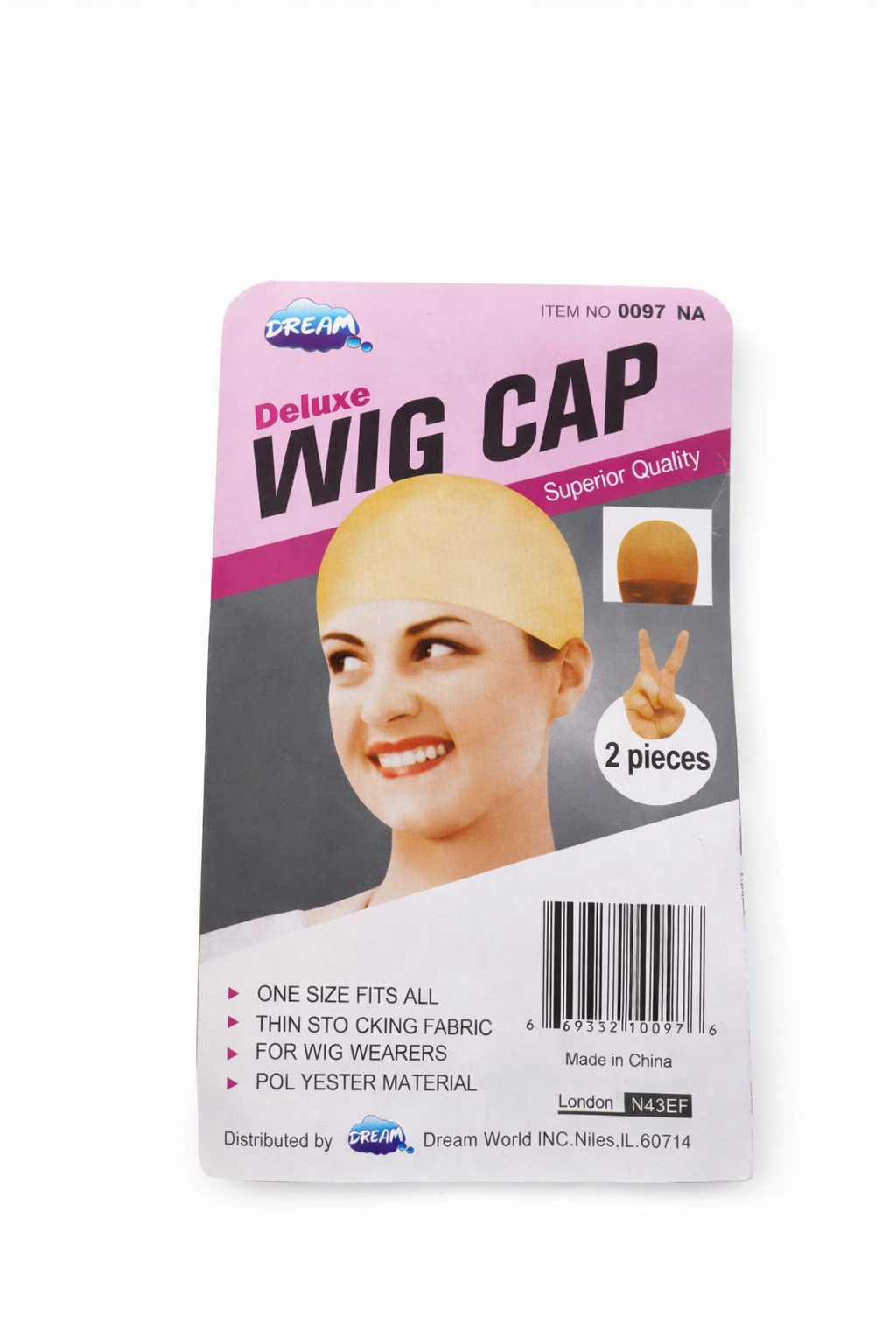 Gorra para peluca, recoge y aplana tu pelo natural.