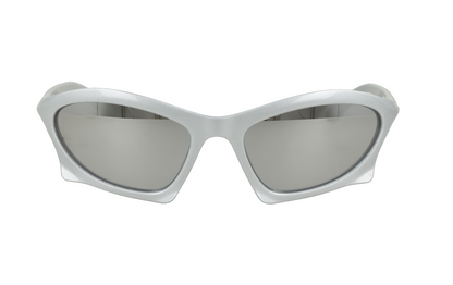 Gafas de sol fashion gris plata.