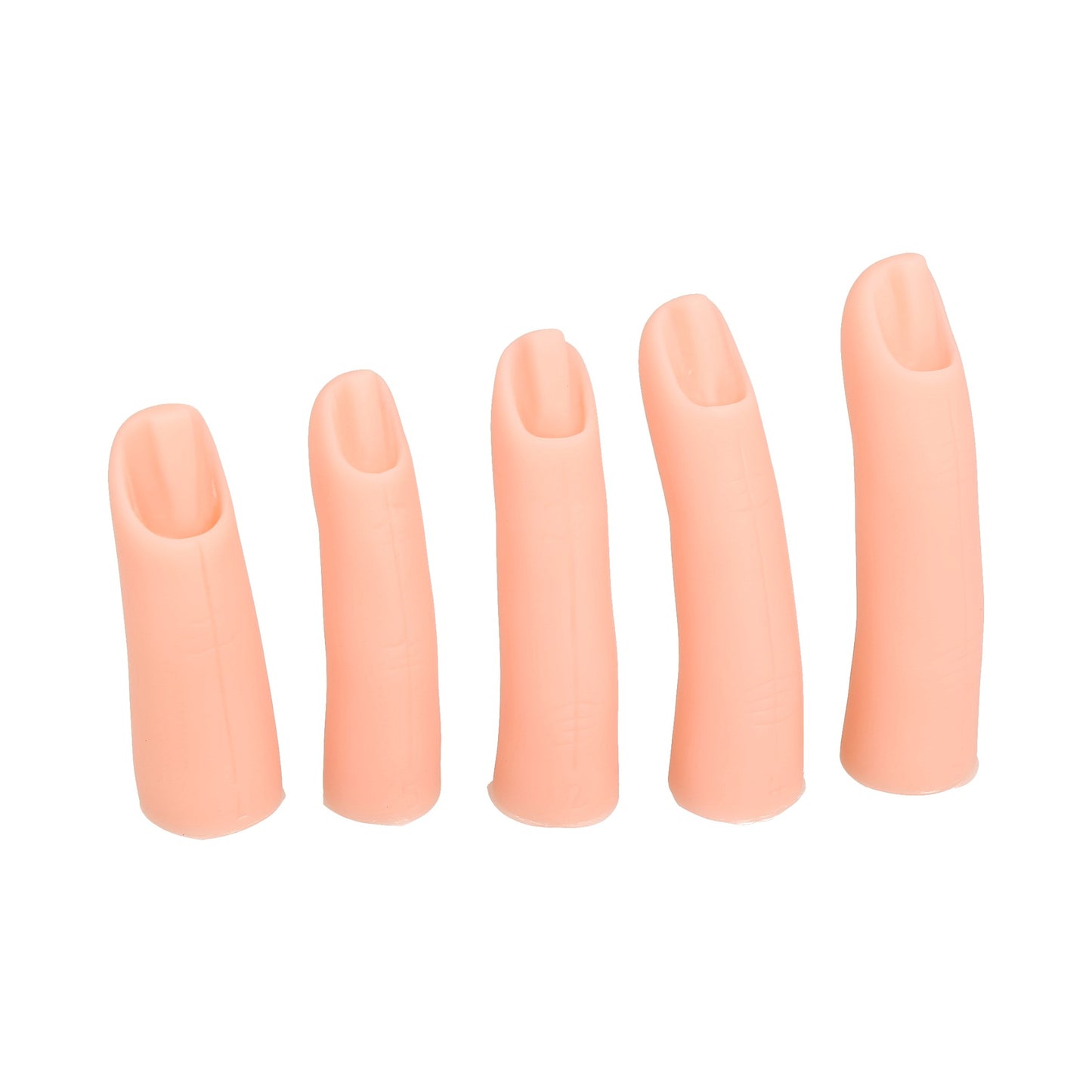 dedos de práctica de uñas o modelos de dedos falsos,