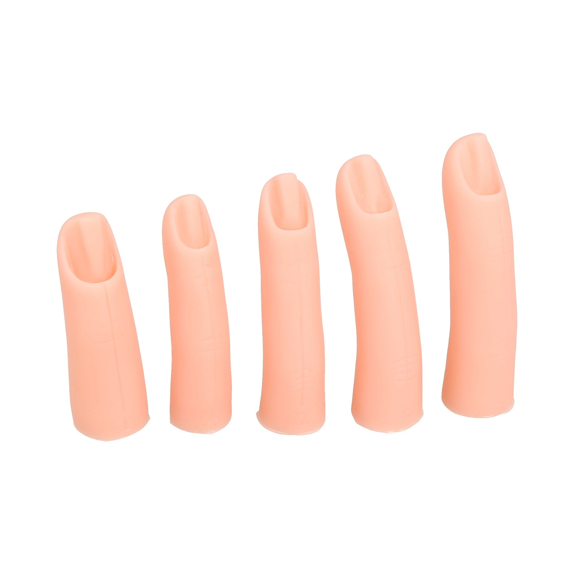 dedos de práctica de uñas o modelos de dedos falsos,