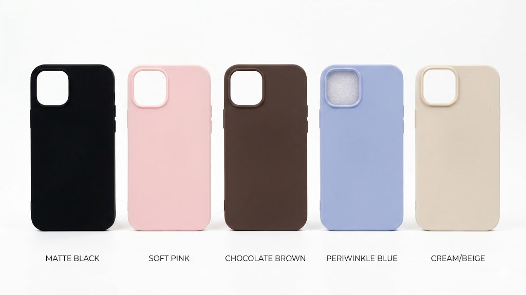 Pack de case de colores diferentes para el iPhone 12 y el iPhone 12 Pro.