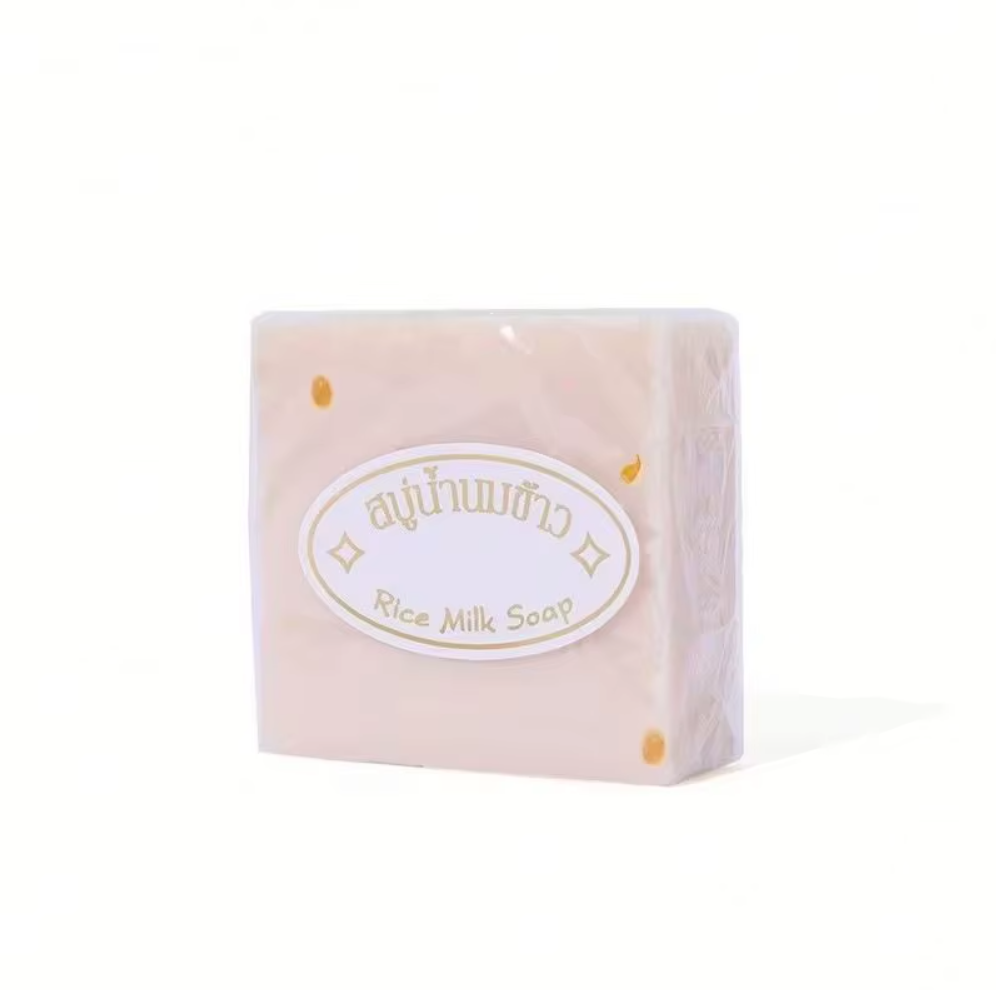 Jabón tailandés de leche de arroz.