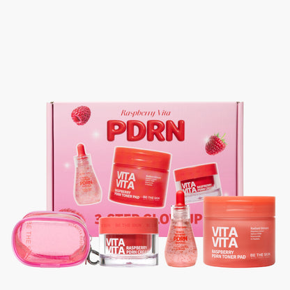 Set de cuidado facial coreano diseñado para hidratar, iluminar y revitalizar la piel.