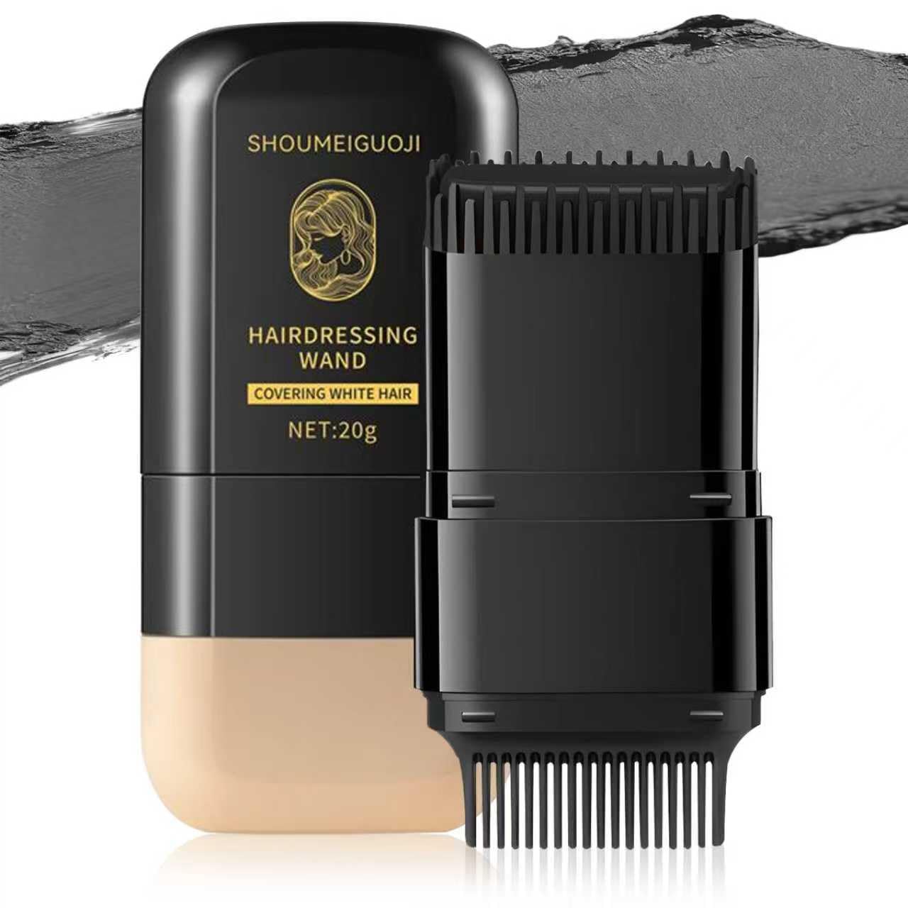 Barra para teñir el cabello en tono black 01.