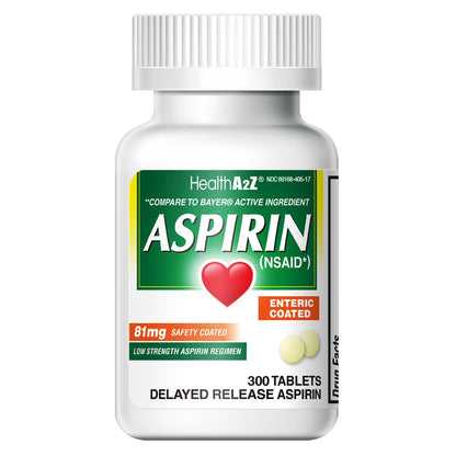 Antiinflamatorio no esteroideo que contiene ácido acetilsalicílico en una dosis baja de 81 mg por tableta.