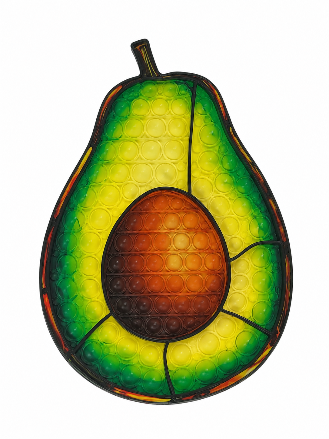 Juguete con Diseño de Aguacate para Alivio del Estrés.