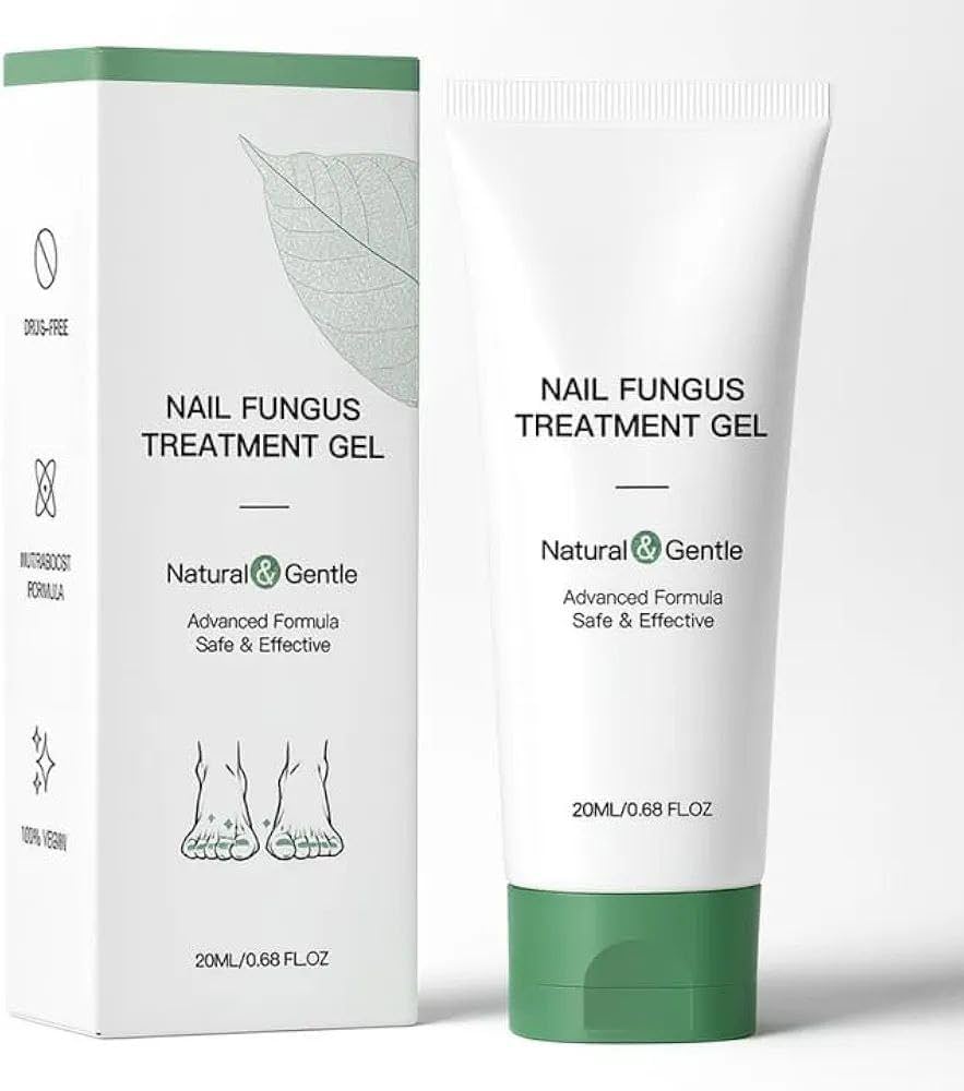 Gel de tratamiento antimicótico y fortalecedor de uñas.