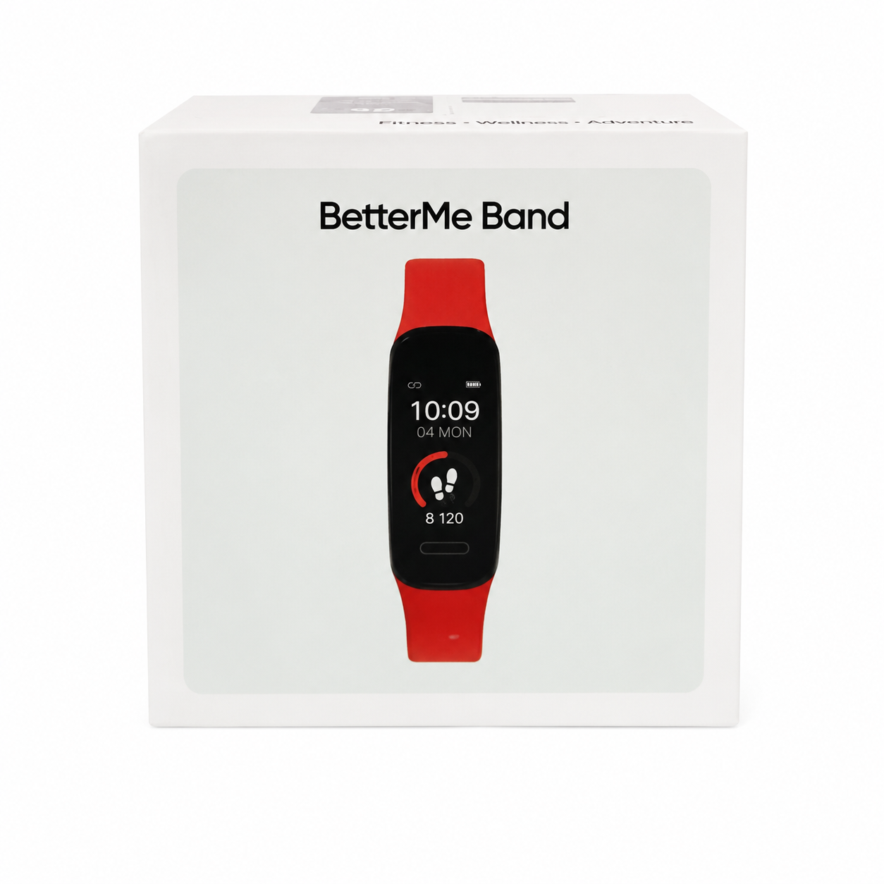 Pulsera inteligente con pantalla táctil a color, monitoreo de actividad física y seguimiento diario de salud.