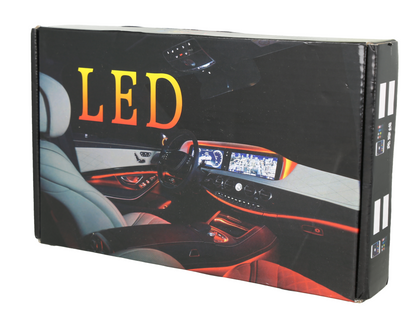 Kit de iluminación ambiental LED para interiores de automóviles.