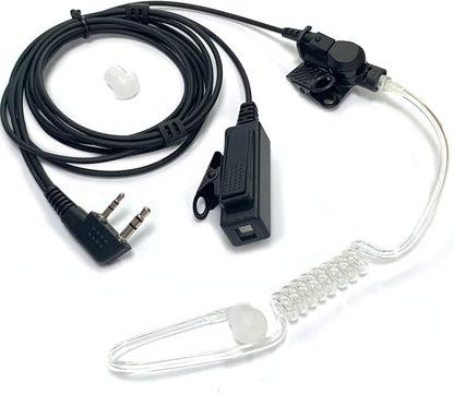 Auricular de tubo acústico,para radios bidireccionales.