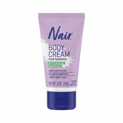 Tubo de crema depilatoria de 2 oz (57 g).