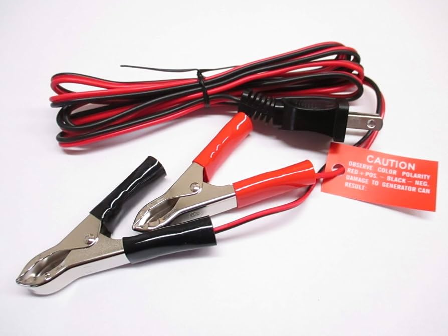 Cables de prueba cuentan con abrazaderas tipo cocodrilo.