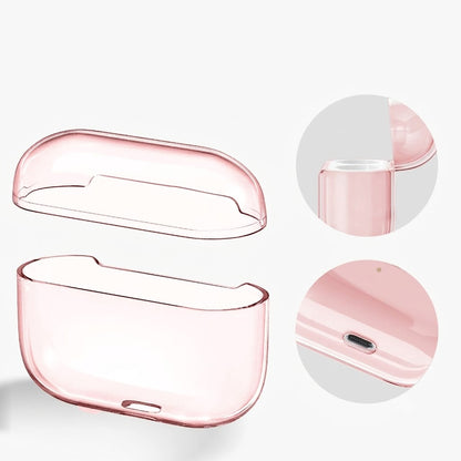 Funda protectora rosa para auriculares es compatible con modelos como AirPods Pro.