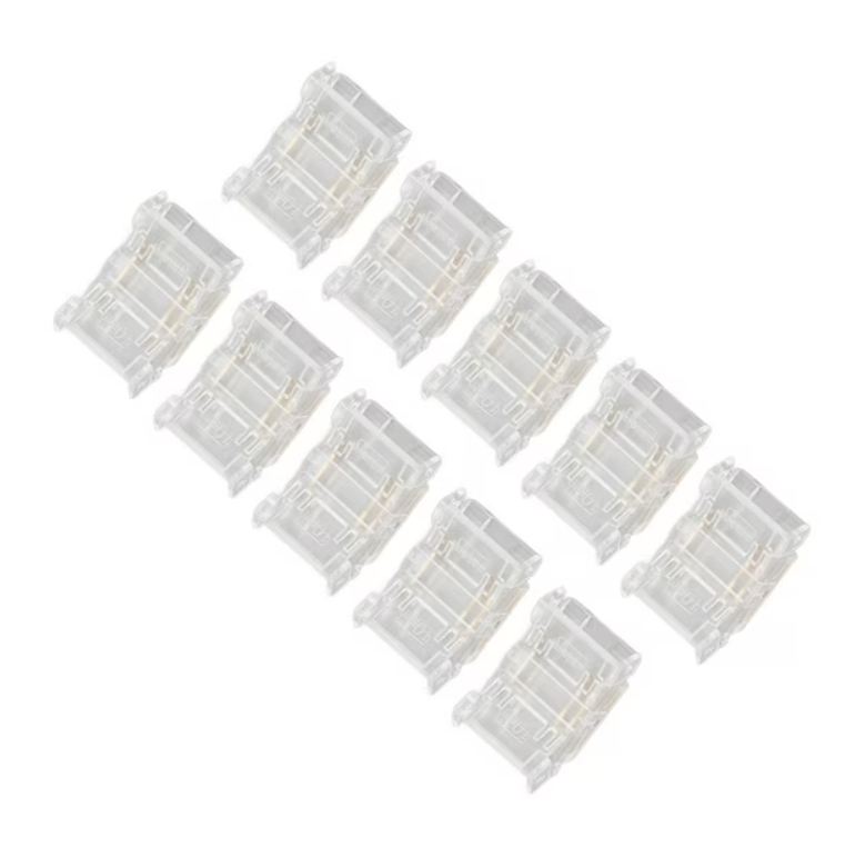 Pack de conectores rápidos sin soldadura para tiras de luces LED.