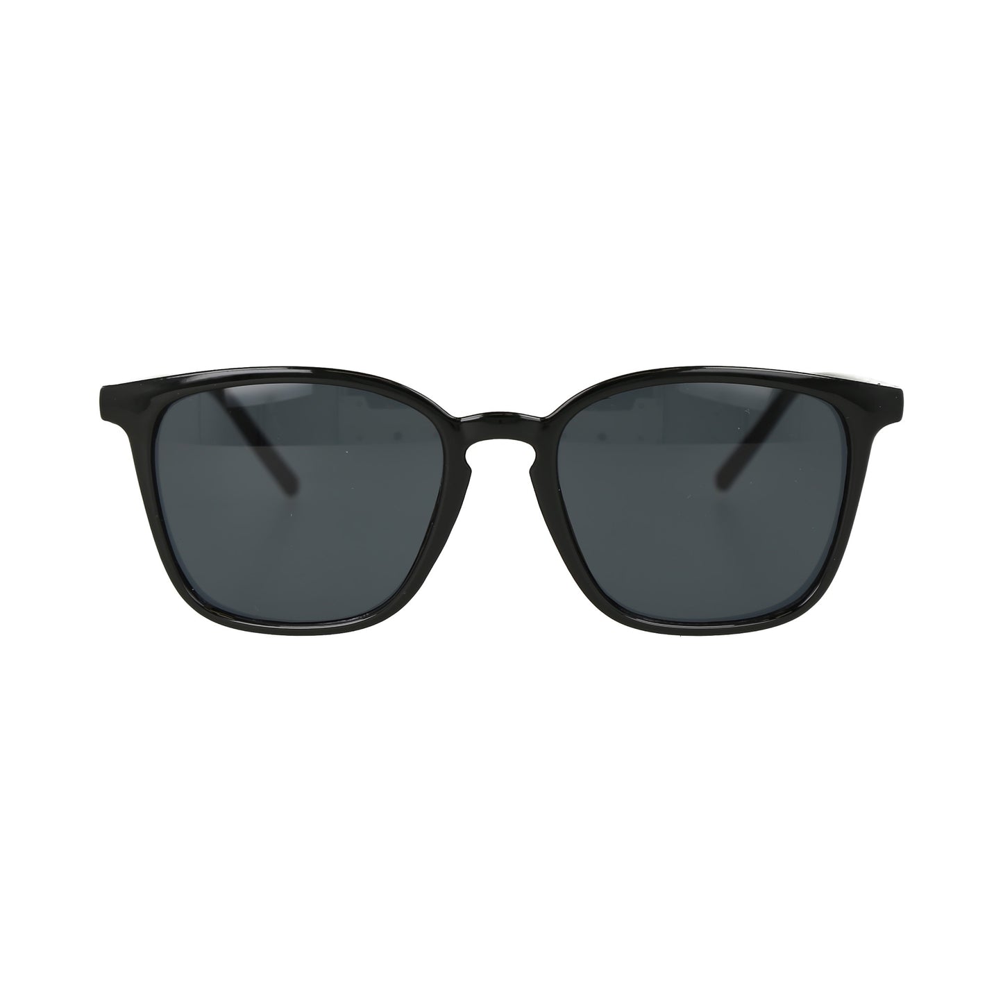 Lentes negros estilo sencillo, negro.