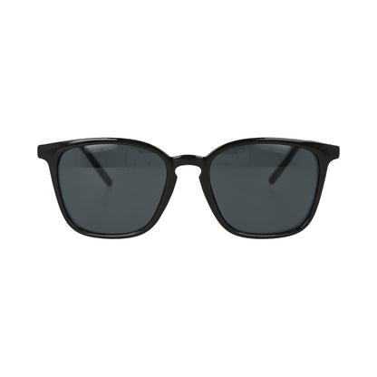 Lentes negros estilo sencillo, negro.