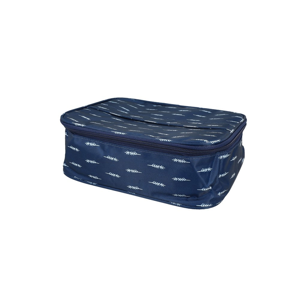 Organizador de cosmeticos portable, azul navi.