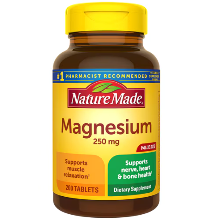 Óxido de magnesio Nature Made - 250 mg - 200 comprimidos