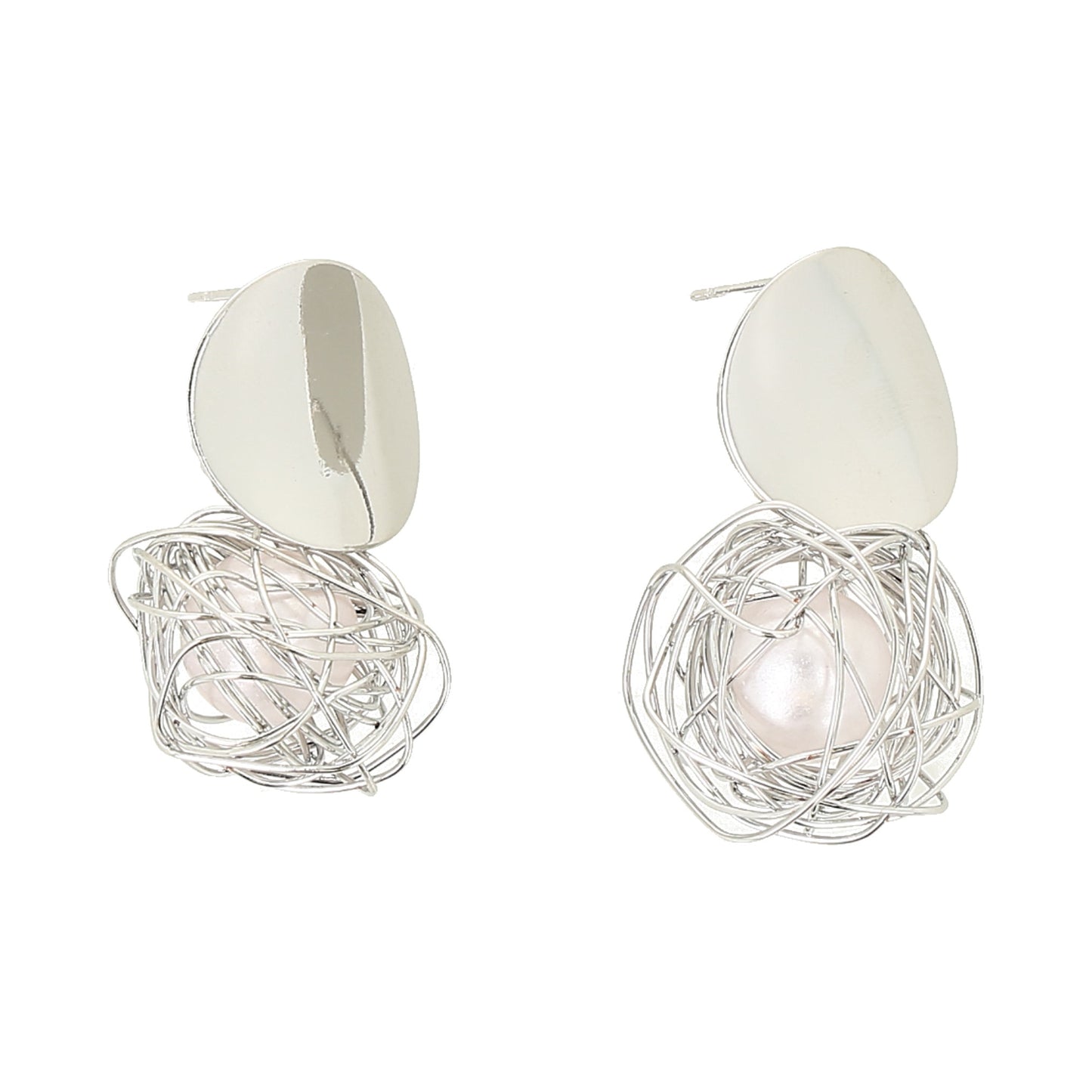 Pendientes colgantes de perlas