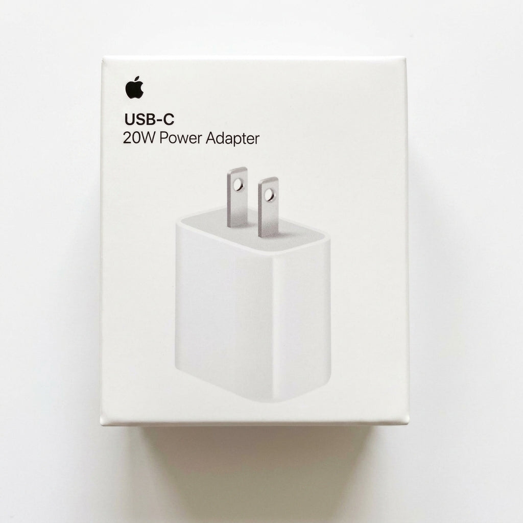 Adaptador de corriente USB-C de 20 W.