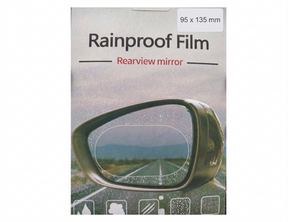 4 láminas impermeables para retrovisores de coche, 95 x 135mm