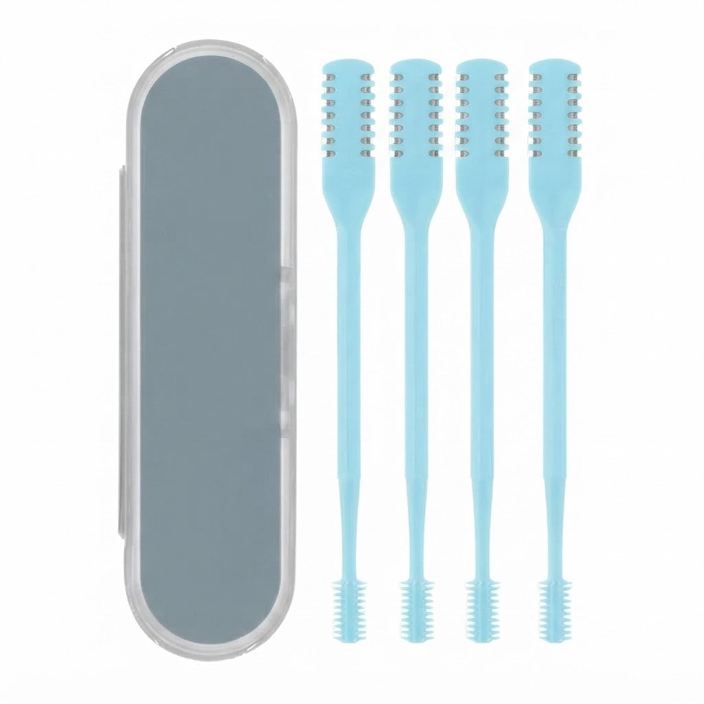 Conjunto de herramientas de aseo personal.