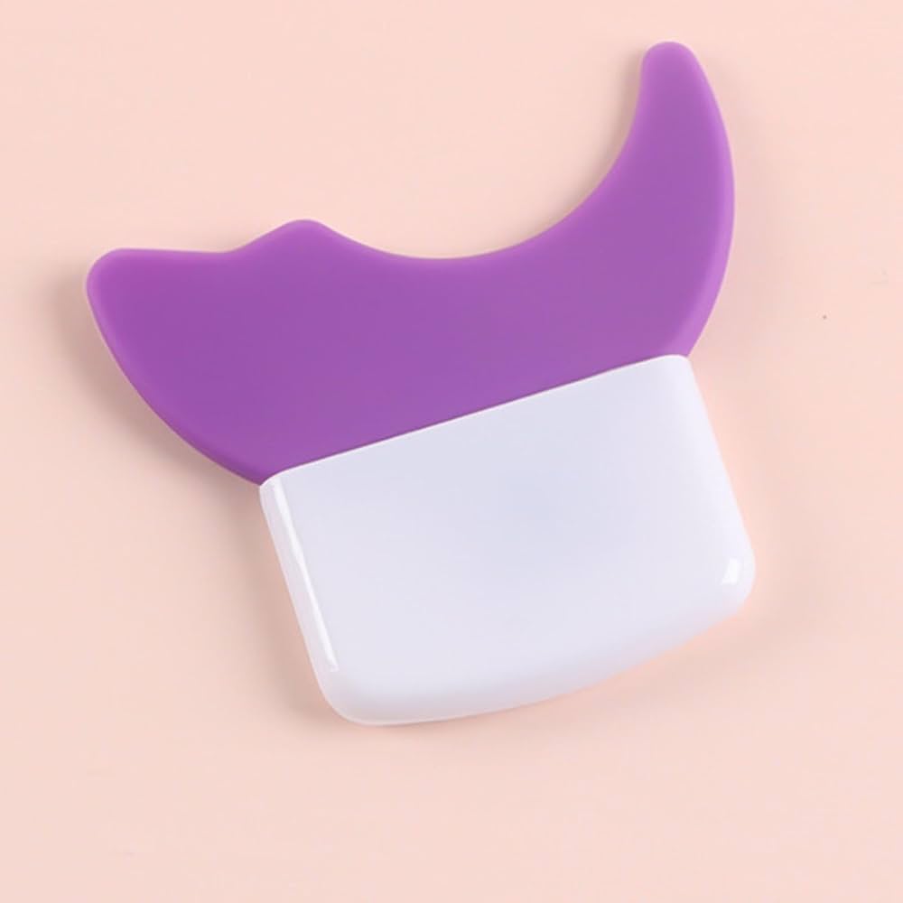 Plantilla de silicona multifuncional para maquillaje de ojo.