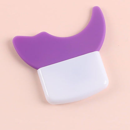 Plantilla de silicona multifuncional para maquillaje de ojo.