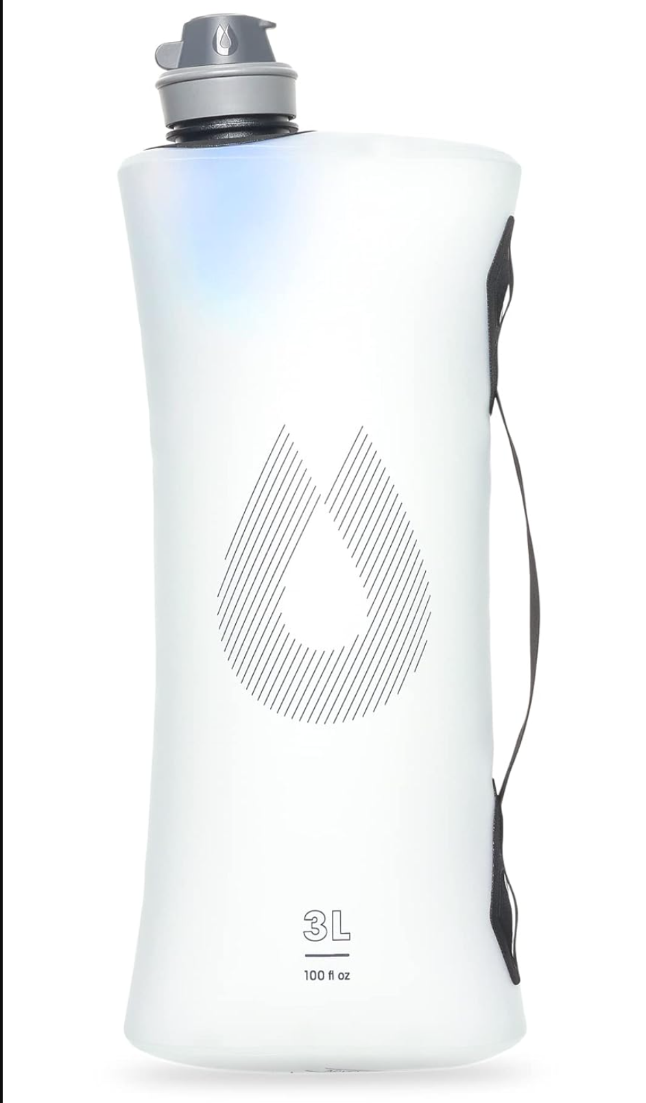 Depósito de agua potable Hydrapak Seeker + 3L unisex para adultos, transparente, 3 L