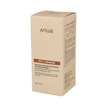 Anua Rice Enzyme Brightening Cleansing Powder.