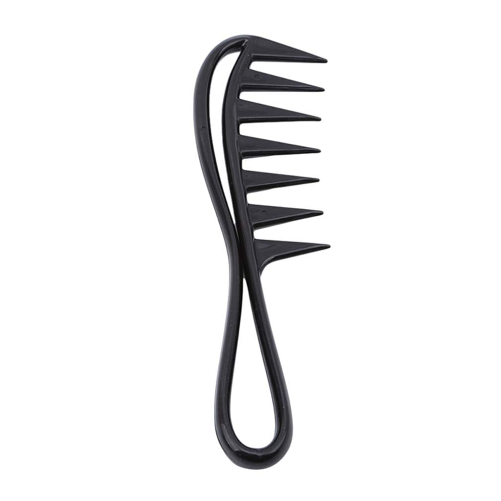 Peine de dientes anchos para estilizar, estilo tiburón.
