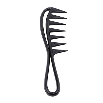 Peine de dientes anchos para estilizar, estilo tiburón.