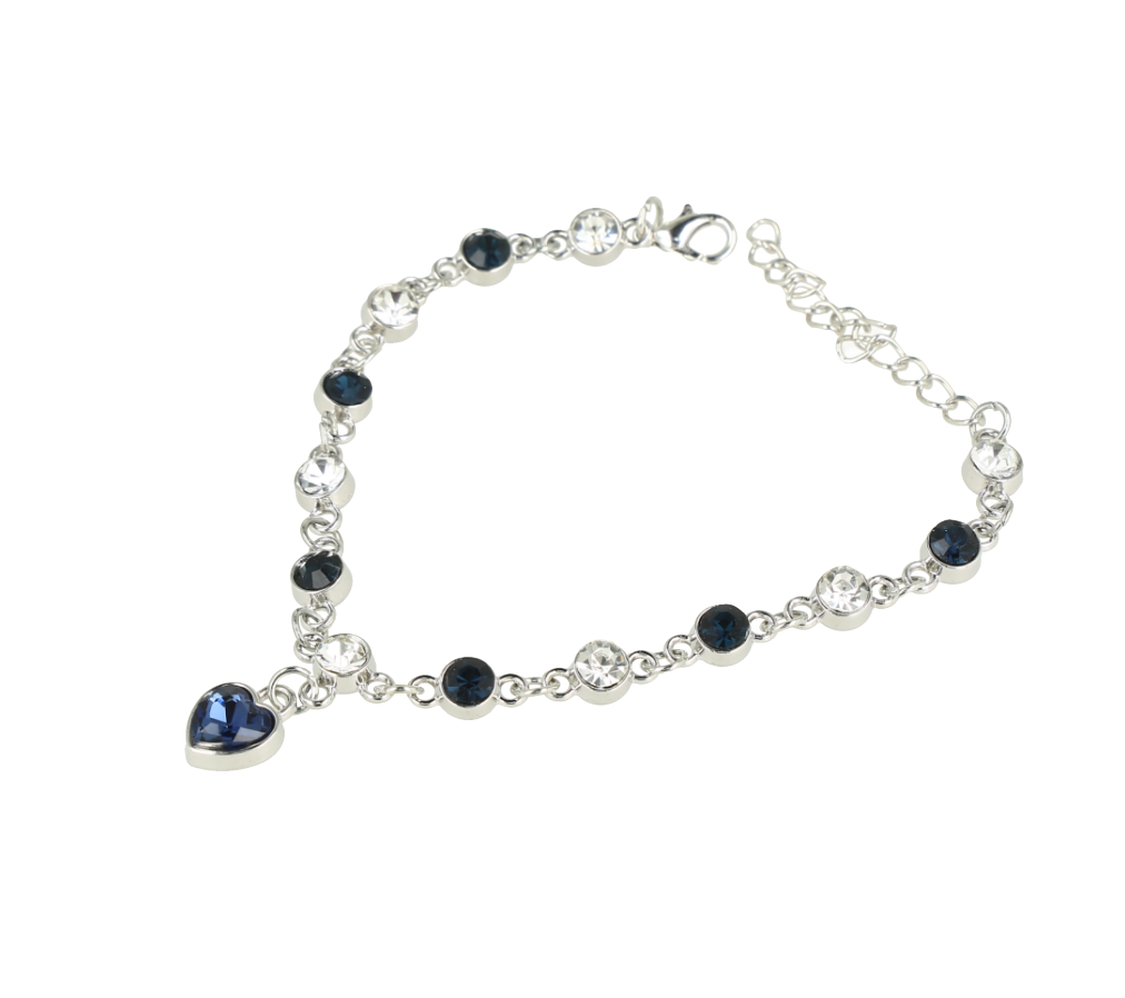 Brazalete para pies color silver