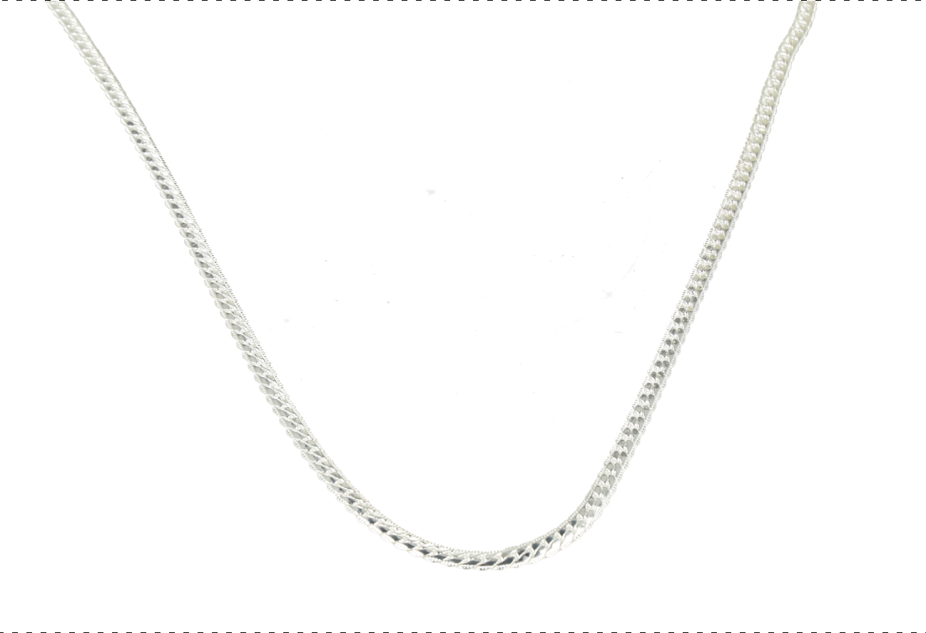 Cadena color siver 50 cm