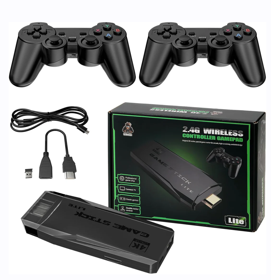 HDMI Game Stick 4K Mini NES Classic Edition, 20000+ Juegos Retro