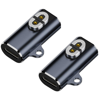 Adaptador de carga magnético USB-C para auriculares de conducción ósea.