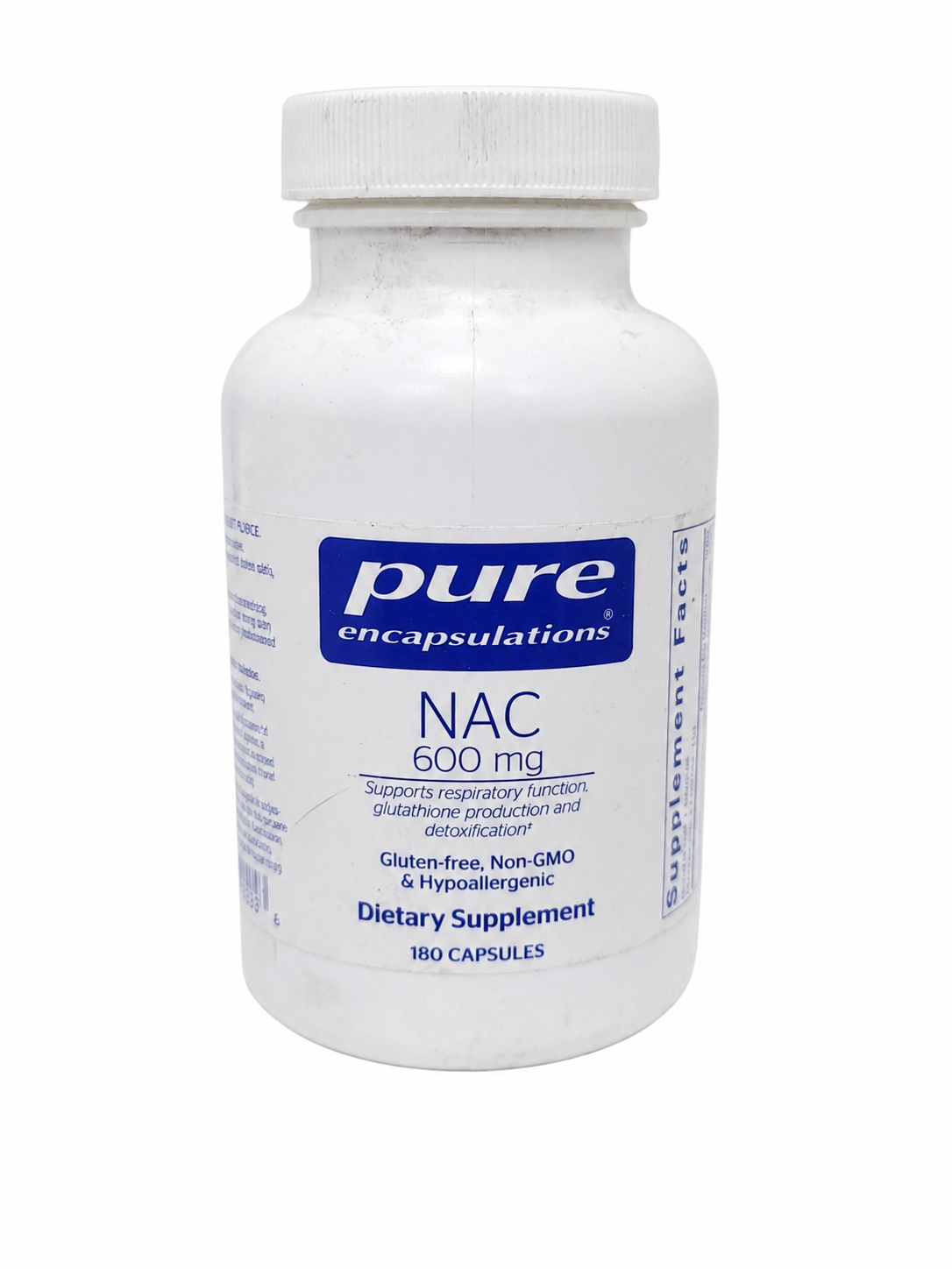 NAC 600 mg en Cápsulas Suplemento Dietético 180 Unidades.