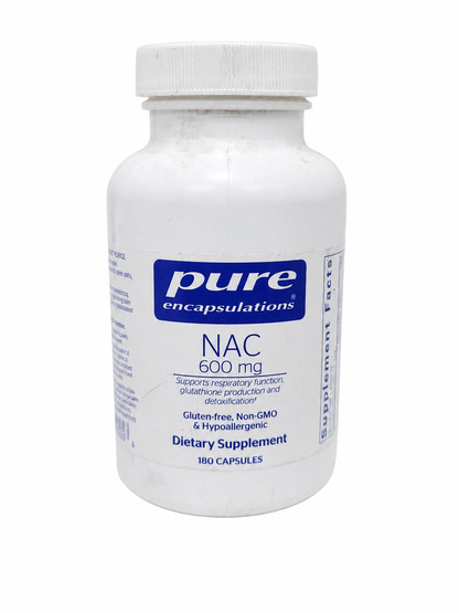 NAC 600 mg en Cápsulas Suplemento Dietético 180 Unidades.