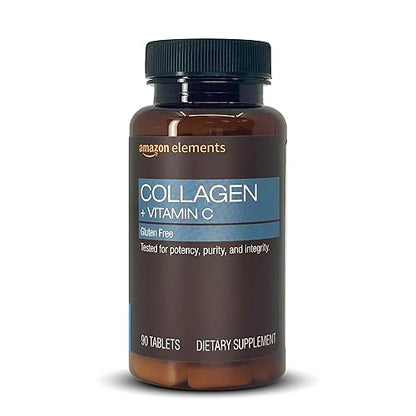 Péptidos de colágeno por porción, 90 comprimidos, suministro de 1 mes.