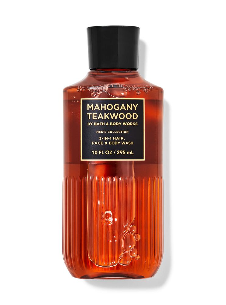 Gel de baño 3 en 1 para cabello, rostro y cuerpo.