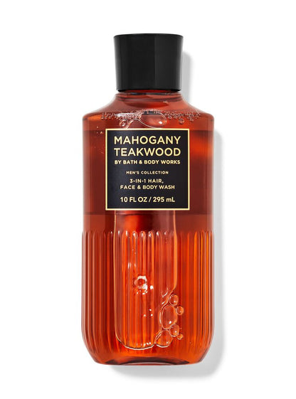 Gel de baño 3 en 1 para cabello, rostro y cuerpo.