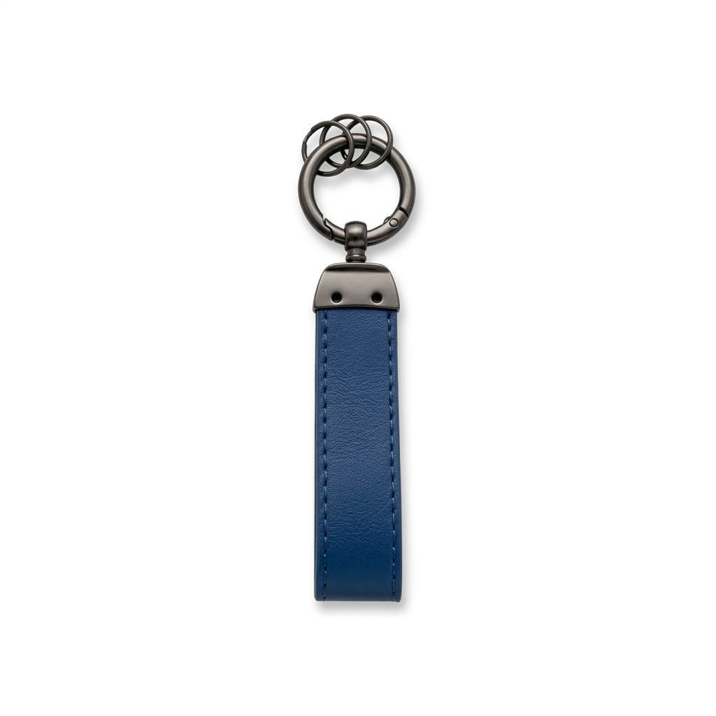Llavero unisex de cuero sintético