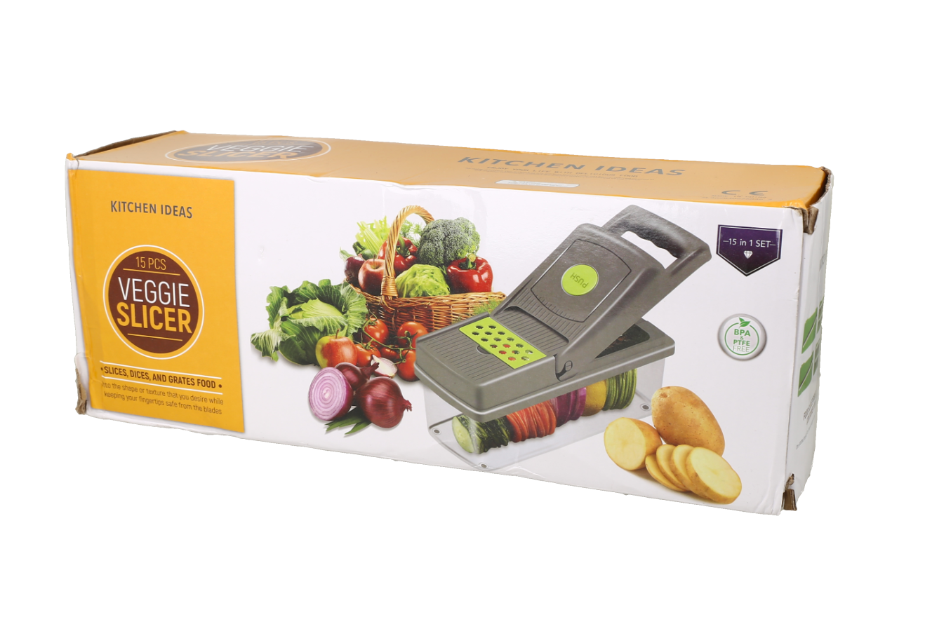 Picador de verduras multifuncional de 15 piezas