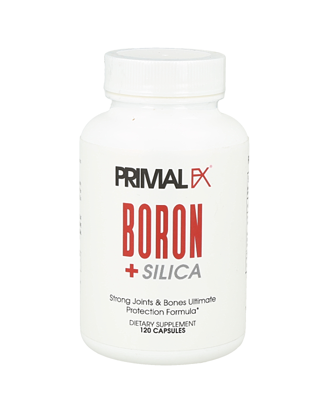 Suplemento Boron + Silica 120 capsulas. 